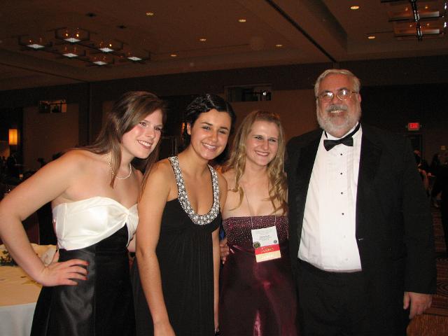 IMG_6819.JPG - Key Club Administrator Joe Stankus looking his finest, with a few of his “finest’.
