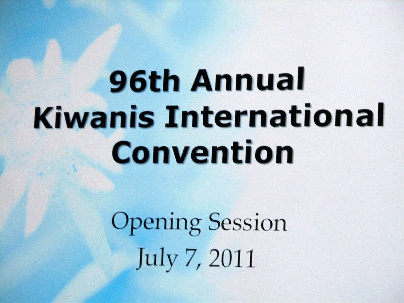 IMG_2674.jpg - The 96th Annual Convention of Kiwanis International begins with its Opening Session with greetings, pageantry and yes some introductions
