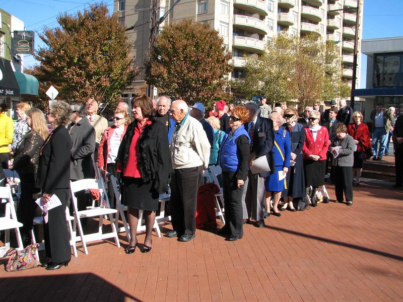 IMG_0026.JPG - Just a part of the crowd standing and listening to the Brass Ensemble.