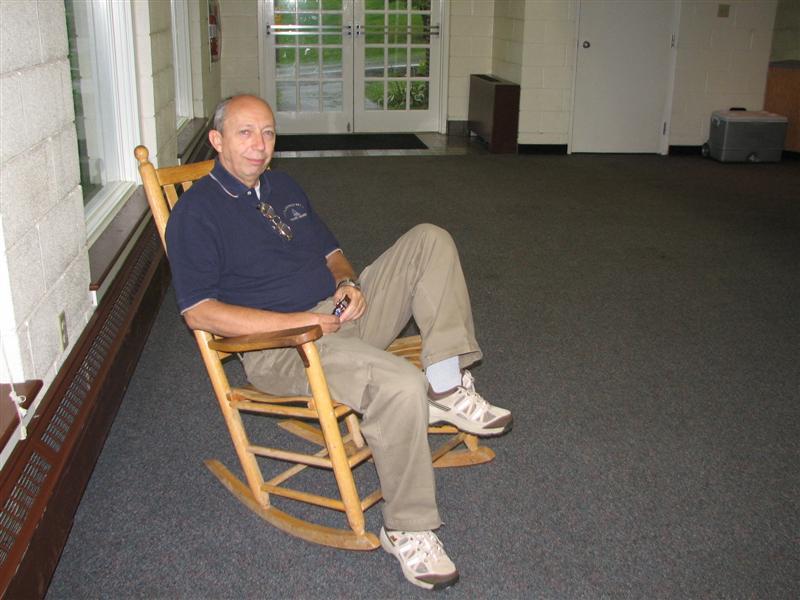 IMG_0399.JPG - As you can see, Assistant Administrator Bill Hand is on the job … and he’s not off his rocker.