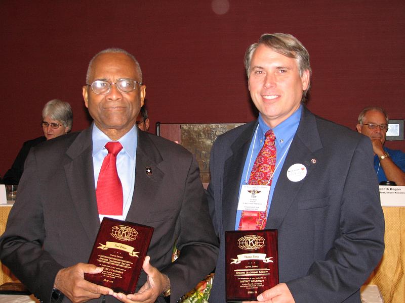 IMG_0102.JPG - Award Title: Kiwanis Leadership Society AwardLeft to Right: Neal Behan, Tom Ganse