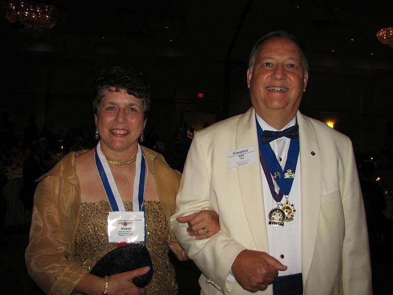 IMG_0182.JPG - Capital District Kiwanis  Immediate Past Gov. Art Riley and Vickie