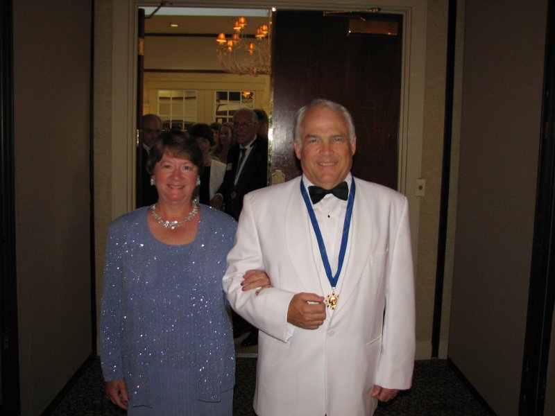111.JPG - Division 4 Lt. Governor John Morris and his wife Crickett
