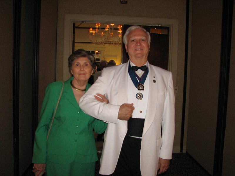 132.JPG - Kiwanis International Trustee, Past Governor Jerry Peuler and his wife Judith