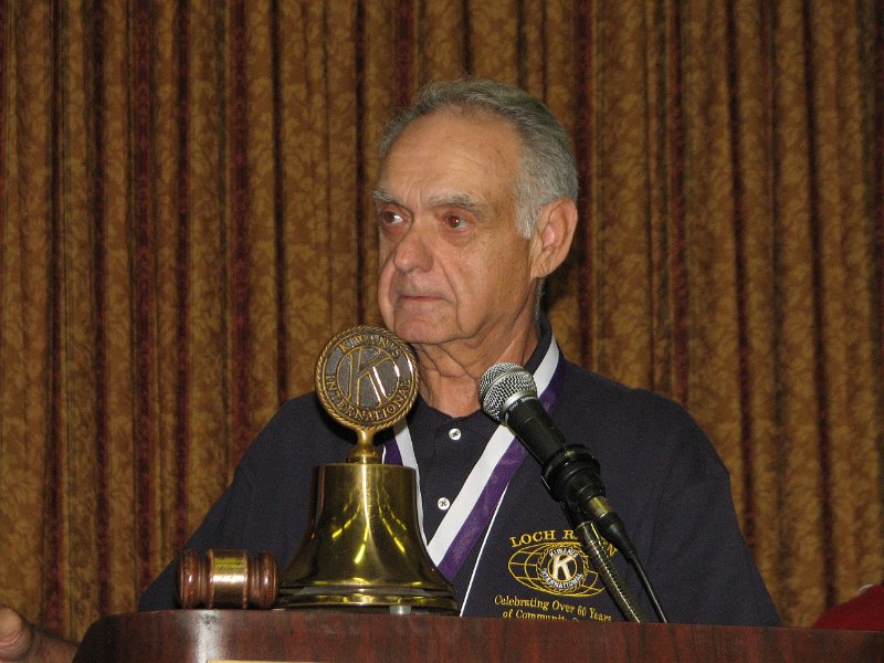 IMG_5183.JPG - Past CDKF President Joe Maranto steps up to tell us about the Ducky Derby. Remember those little Ducky Derby tickets your CDKF trustee or your club president keeps bugging you about before the convention? Sure you do! Well, $5 each/Three for $10 it really adds up. Close to $13,000 was raised and this is part of the monies we/you give to the seven Pediatric Hospitals in our geography. In the years your CDKF has been distributing funds to the hospitals, presented personally by Kiwanians to them … are you ready? It’s over $550,713, according to Trustee Roy Sheets’ tabulation. So, One Can Make a Difference. That’s YOU! Thanks!