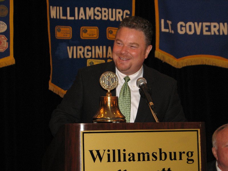 IMG_5265.JPG - Mark Marrow, Pastor, is also a member of two Kiwanis Clubs. He belongs to the Kiwanis Club of Williamsburg and the Kiwanis Club of Toano. His Crosswalk Community Church has growth from start up to over 1,000 members in nine years. He told stories of people in difficult circumstances and how reaching out to them can change their lives … and yours. Mark is a very dedicated man toward serving all mankind and that shines easily through with his manner and sincerity.